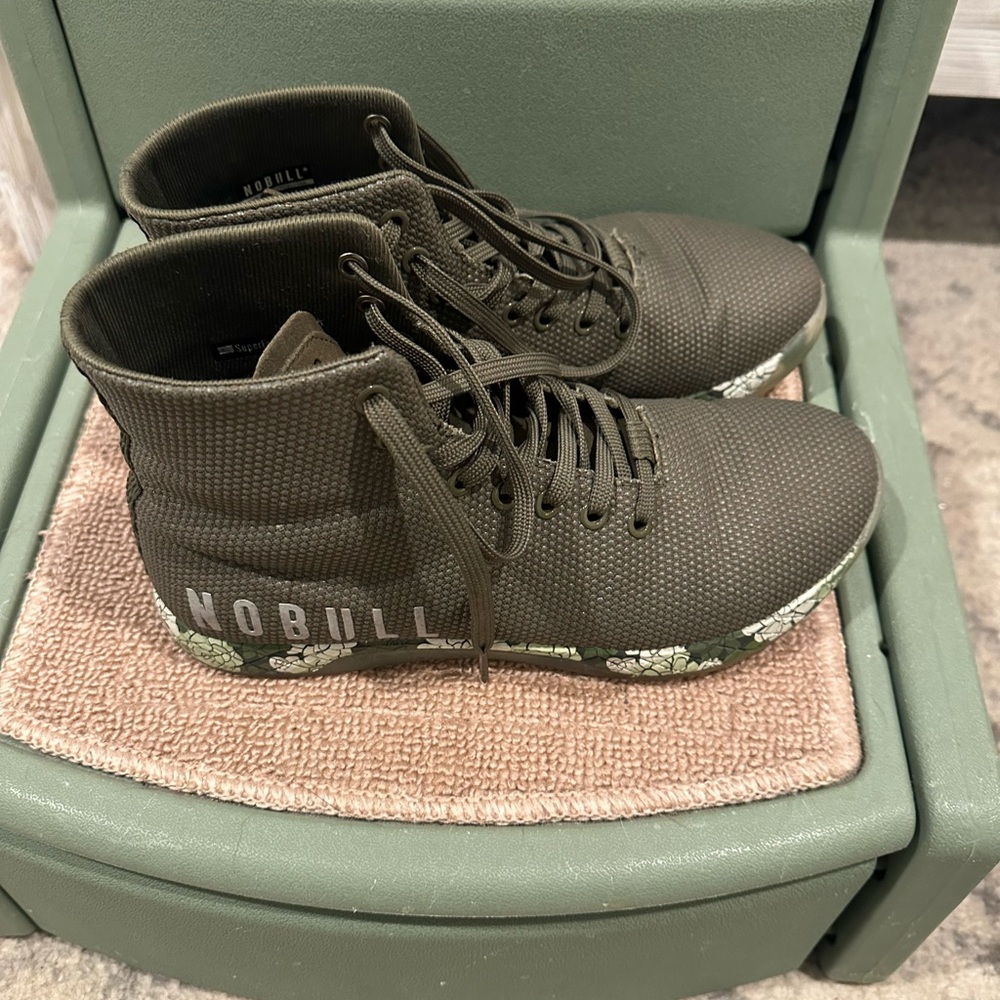 NOBULL Green Floral High-Tops